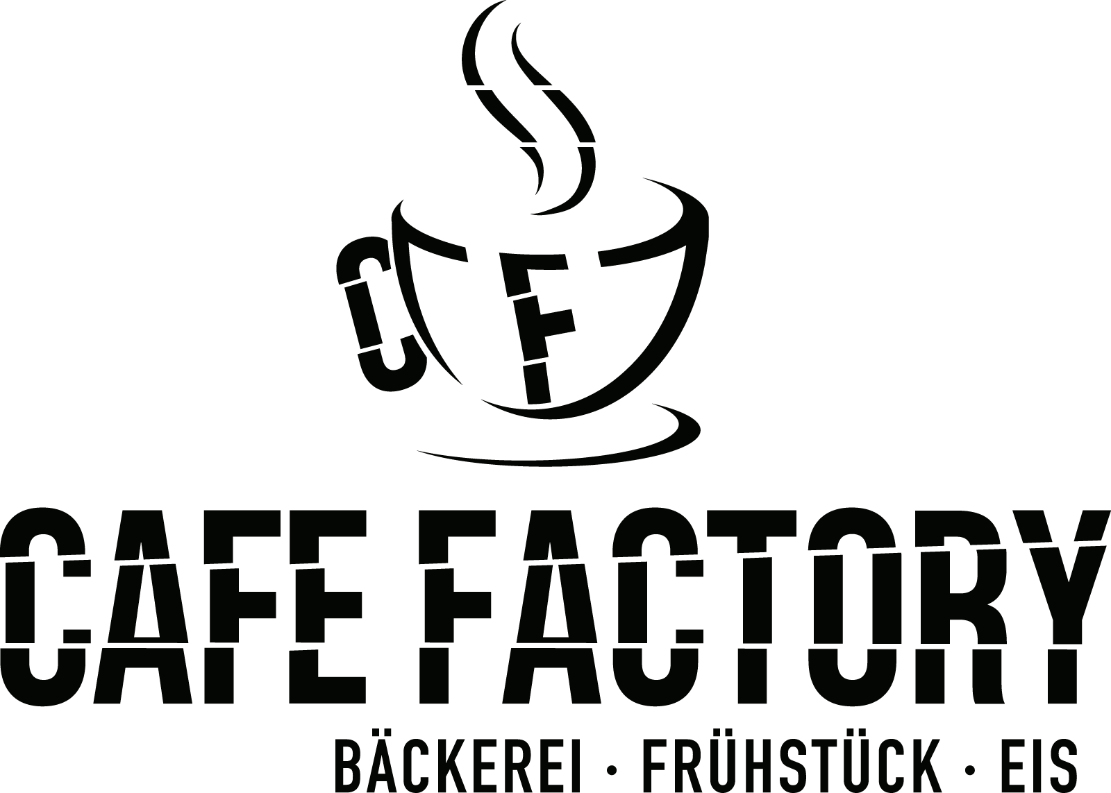 Logo Café Factory Für den kleinen Hunger zwischendurch hat die CaféFactory für euch Snacks, wie Salate, Brote oder Pastagerichte.