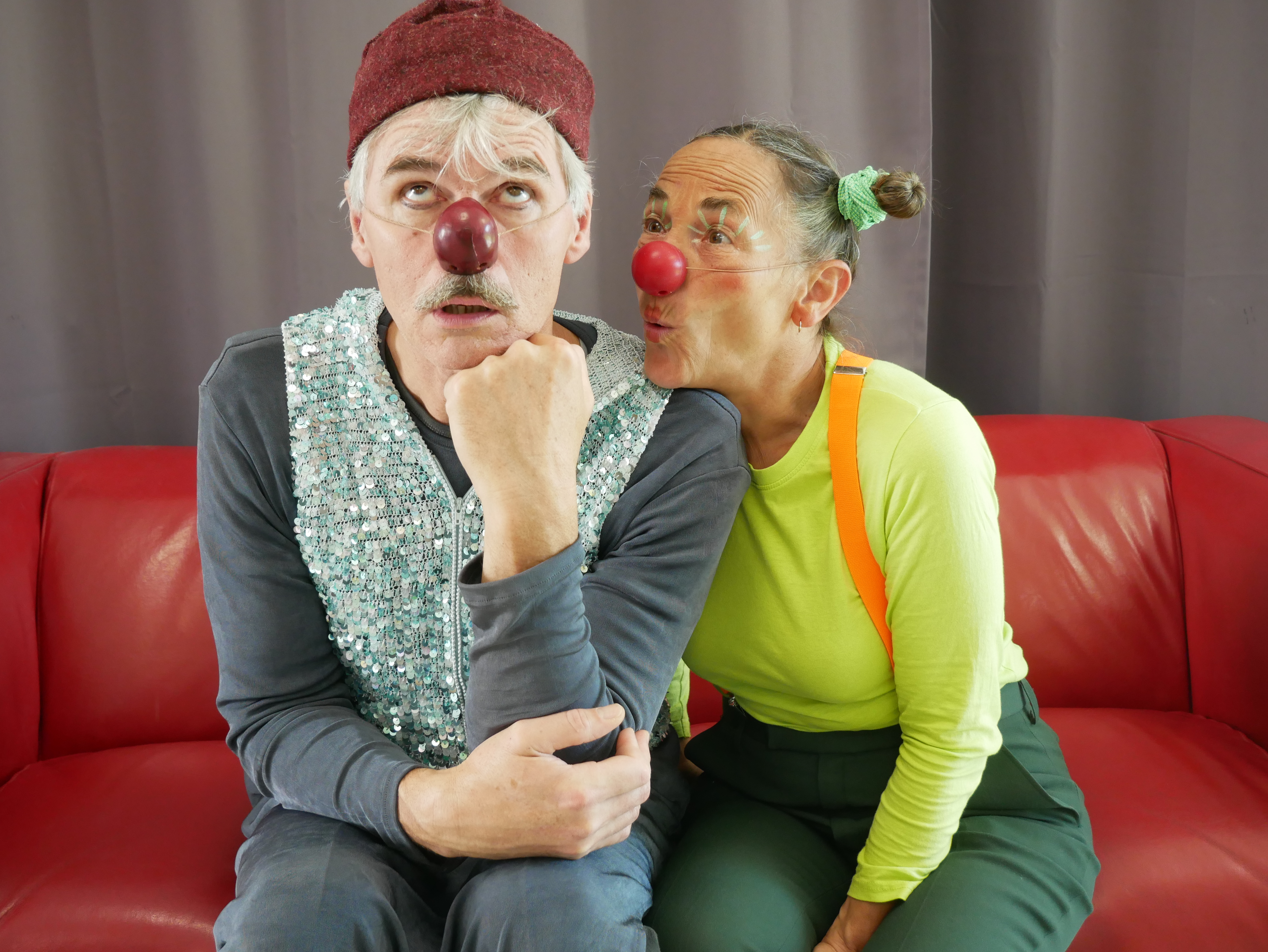 In dem Clowns-Theater "Gute Gefühle" wird für Kinder von 5 bis 11 Jahren der Umgang mit Gefühlen als Theater-Stück näher gebracht.